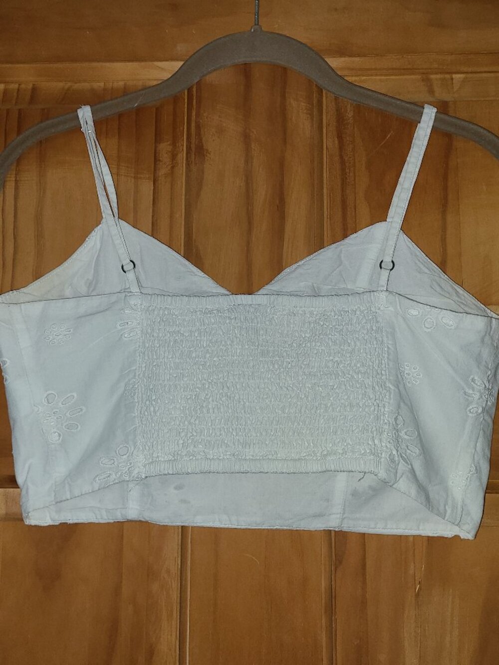 Universal Thread White Eyelet Tank Top - Picture 4 of 4